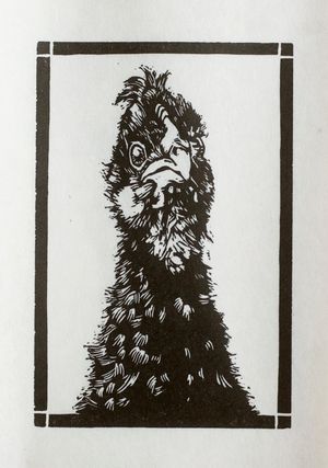 linocut print