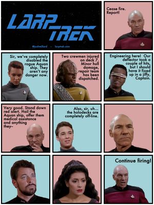 a Larp Trek strip