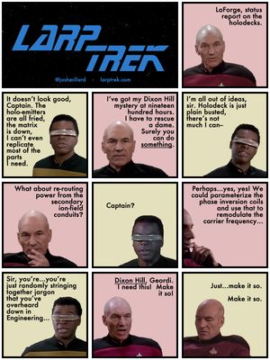 a Larp Trek strip