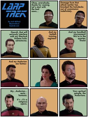 a Larp Trek strip