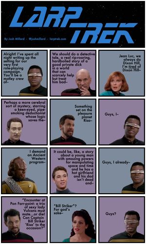 a Larp Trek strip