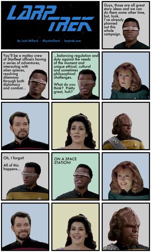 a Larp Trek strip