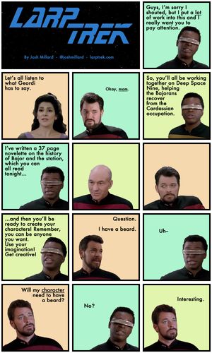 a Larp Trek strip