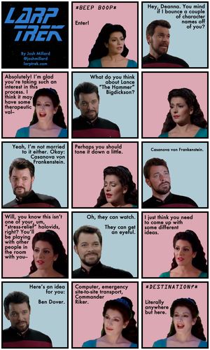 a Larp Trek strip