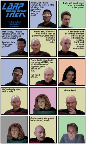 a Larp Trek strip