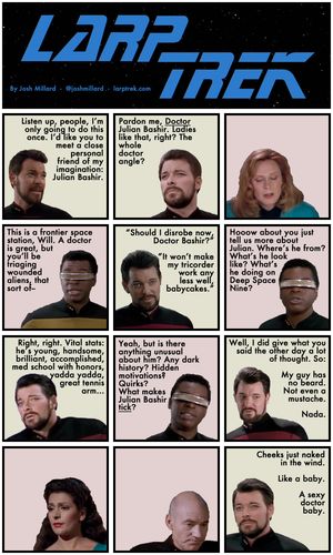 a Larp Trek strip