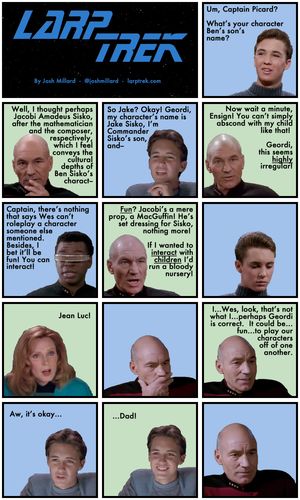 a Larp Trek strip