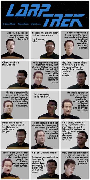 a Larp Trek strip