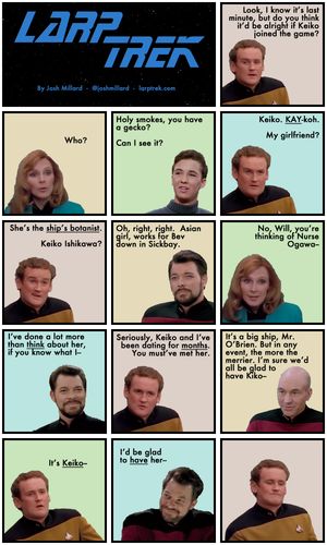 a Larp Trek strip