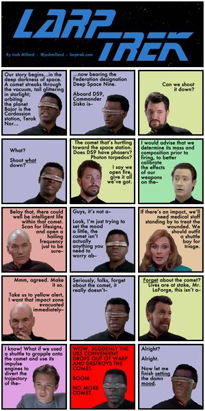 a Larp Trek strip