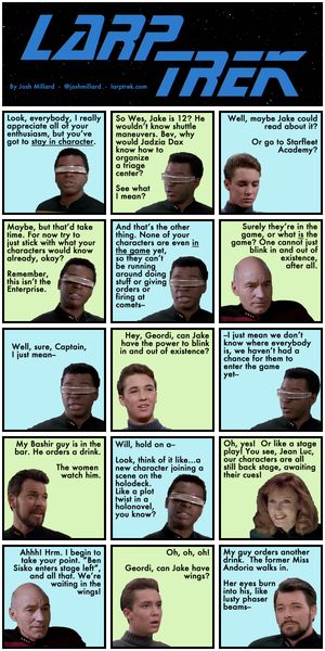 a Larp Trek strip