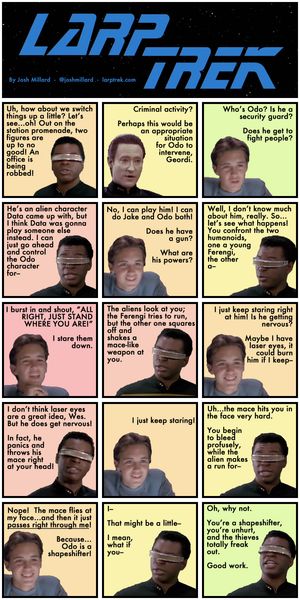 a Larp Trek strip
