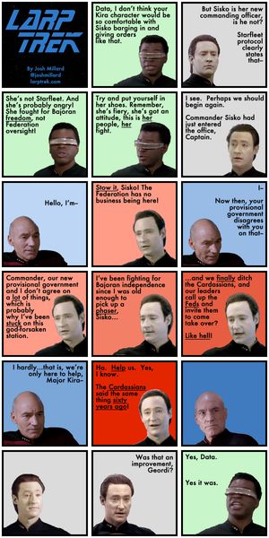 a Larp Trek strip