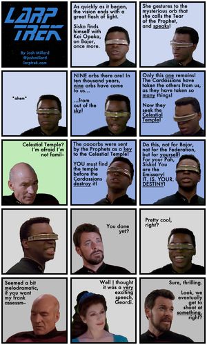 a Larp Trek strip