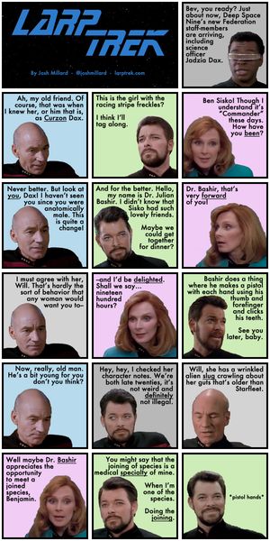 a Larp Trek strip