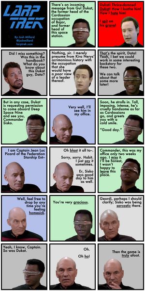 a Larp Trek strip