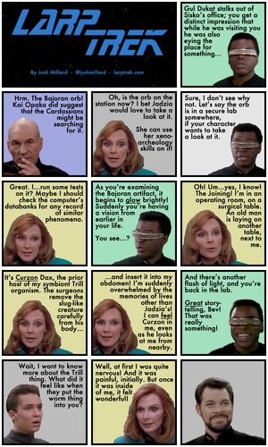 a Larp Trek strip