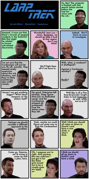 a Larp Trek strip