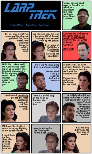 a Larp Trek strip