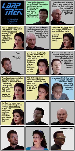 a Larp Trek strip