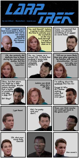 a Larp Trek strip
