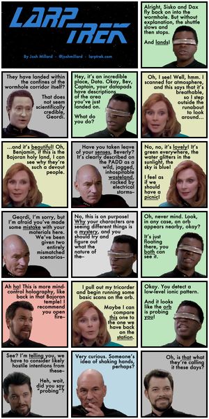 a Larp Trek strip