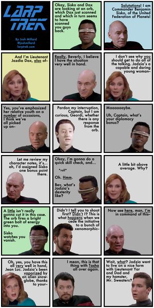 a Larp Trek strip