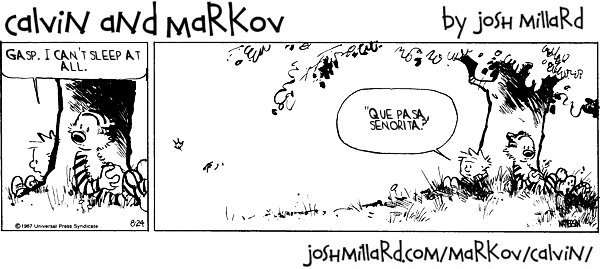 Calvin and Markov