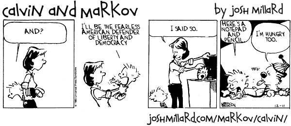 Calvin and Markov